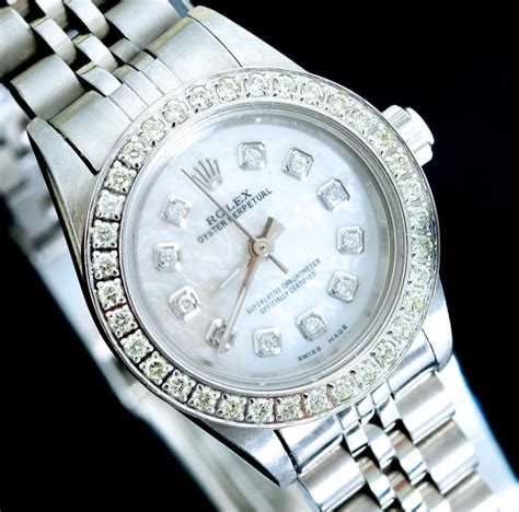 rolex baguette bezel|rolex oyster perpetual diamond bezel.